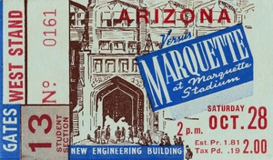 1939 Marquette Golden Avalanche vs. Arizona Wildcats