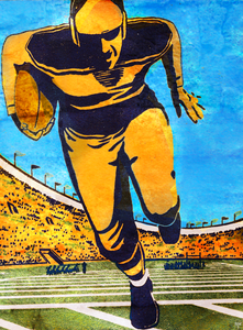 1939 Football Touchdown Remix Art