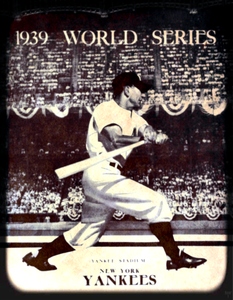 1939 Vintage World Series Program Cover Art Remix by Row 1