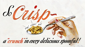 1939 kelloggs rice krispies ad art