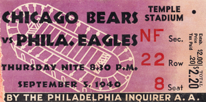 1940 Chicago Bears vs. Philadelphia Eagles