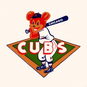 Vintage Chicago Cubs Cartoon Art