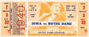 1940 notre dame football art