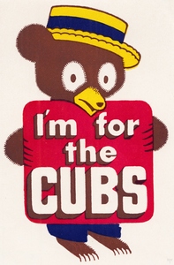 Vintage Forties I am for the Cubs Art