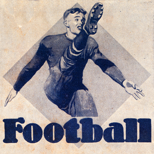 Vintage Football Punter Art