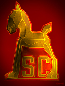 1940s USC Trojans Art Remix