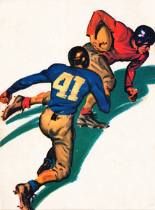 1941 Vintage Football Art