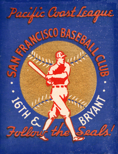 1941 San Francisco Seals Baseball Art 