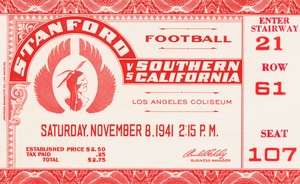 1941 Stanford vs. USC 