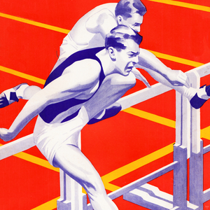 1941 Track Hurdler Art