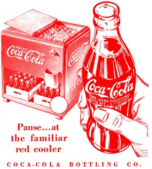 1941 vintage coke ad coca cola advertisement reproduction metal signs coke poster print