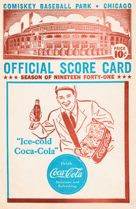 1941 Chicago White Sox Scorecard