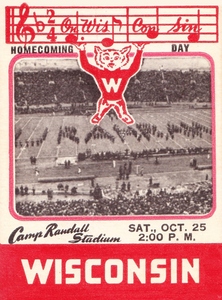1941 Wisconsin Badgers Football Ticket Remix