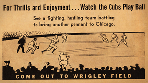 1941 Chicago Cubs Vintage Art