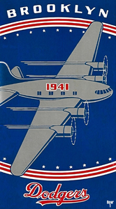 1941 Brooklyn Dodgers Baseball Art