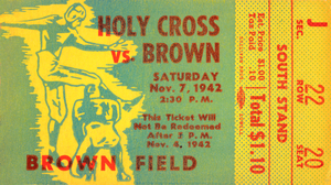 1942 Brown Bears vs. Holy Cross Crusaders