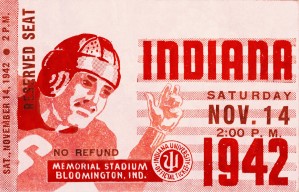 1942 Indiana Football Art
