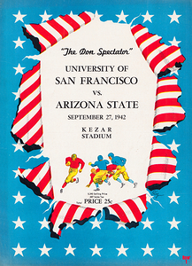 1942 Arizona State Bulldogs vs. San Francisco Dons