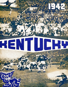 1942 Kentucky Wildcats Football Art