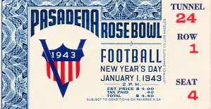 1943 Rose Bowl Georgia Win
