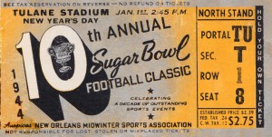 1944 Sugar Bowl Tulsa vs. Georgia Tech