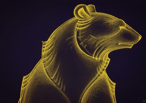 1945 California Bear Art