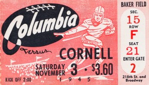 1945 Columbia vs. Cornell