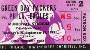 1945 Philadelphia Eagles vs. Green Bay