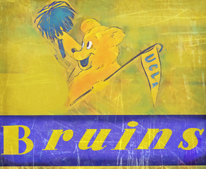1946 UCLA Bruins Cartoon Art
