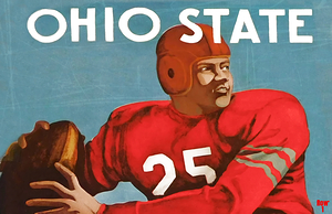 1946 Ohio State Football Art Remix