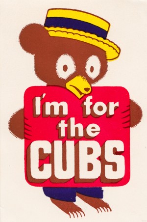 1947 chicago cubs im for the cubs art