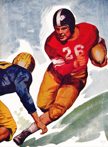 1947 Football Action Art Cyber Monday Gifts