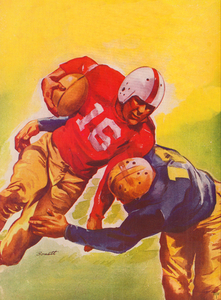 1947 Football Player Jersey Number 16
