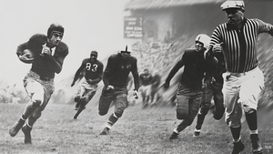 1947 Pitt vs. Ohio State Football Art