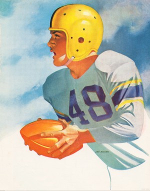 1948 Lon Keller Football Art
