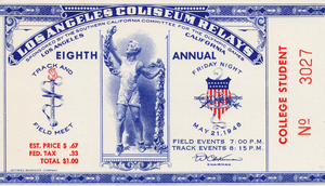 1948 Los Angeles Coliseum Relays Track and Field Meet