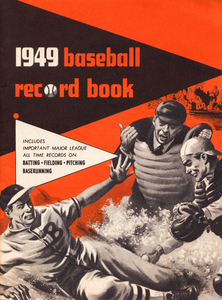 1949 Baseball Record Book Cover Art