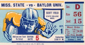 1949 Baylor Bears vs. Mississippi State Bulldogs