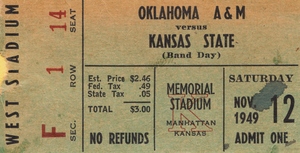 1949 Kansas State vs. Oklahoma AM