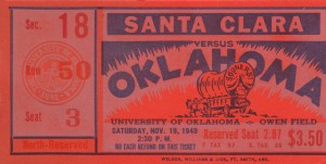 1949 Oklahoma vs. Santa Clara