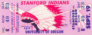 1959 Stanford Indians vs. Oregon Ducks | Row 1