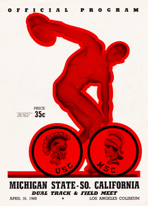 1949 USC vs. Michigan State Track