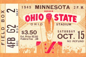 1949_College_Football_Minnesotavs.OhioState_OhioStadium_TicketStubCollectionArt