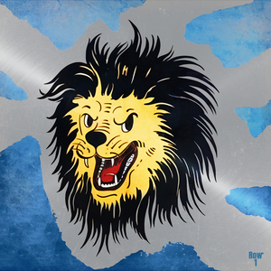 1949 Detroit Lion Mascot Art