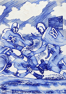 1949 football sketch