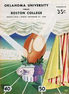 1949 Oklahoma Sooners vs. Boston College Eagles