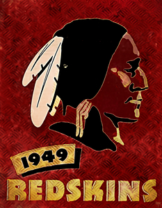 1949 Washington Redskins Art