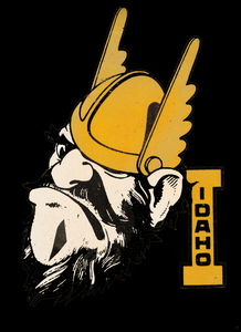 Vintage Fifties Idaho Vandals Joe Vandal Art