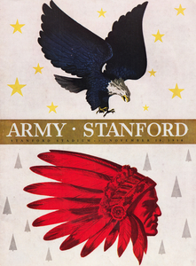1950 Army vs. Stanford Football Program Cover Art