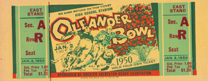 1950 Oleander Bowl in Galveston Texas